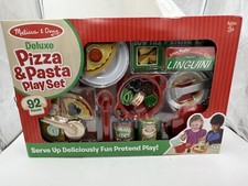 Melissa And Doug Deluxe Pizza and Pasta Play Set