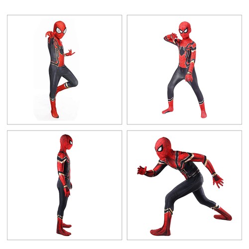 DHL Far From Home Spiderman Kostüm Kinder Erwachsene Superhero Karneval Cosplay - Bild 12 von 13