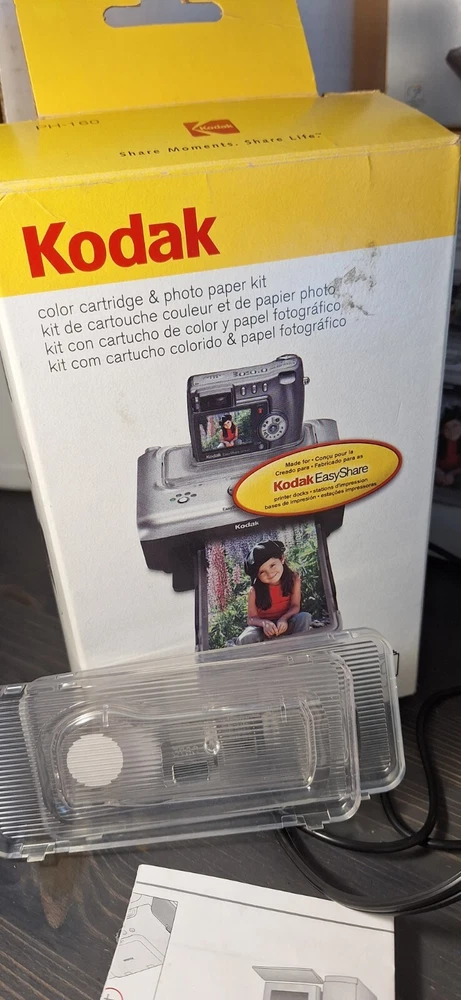 Kodak EasyShare Photo Printer 500 With Color Cartridges And Photo Paper Refills