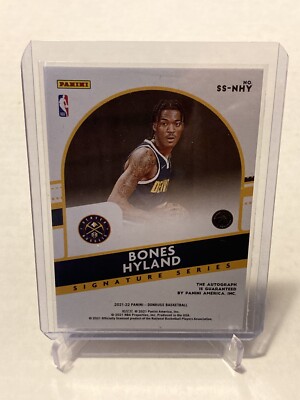 NBA DONRUSS Bones Hyland RC サインカード NBA DONRUSS Bones Hyland RC サインカード 2021-22 Panini