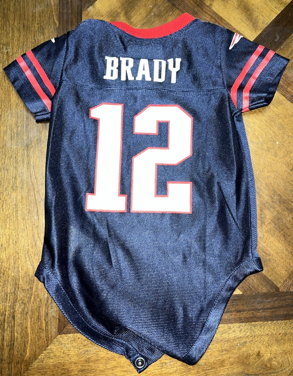 NFL TEAM APPAREL Tom Brady One Piece Jersey 3-6 Months NFL TEAM APPAREL Tom Brady One Piece Jersey 3-6 Months
