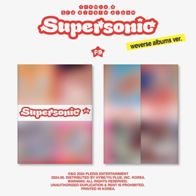 FROMIS_9 [SUPERSONIC] 3rd Single Album WEVERSE Ver. /QR Card+2 Photo Card SEALED