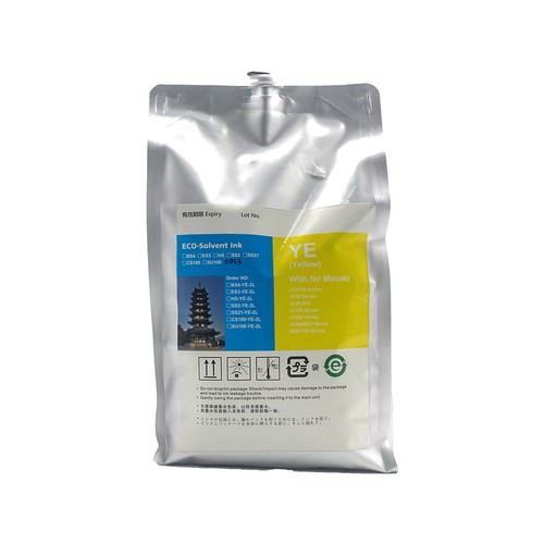 Bolsa de tinta eco solvente 4x2lL BS3 BS4 ES3 SS21 para sistema de tinta a granel Mimaki cjv150-75 - Imagen 2 de 5