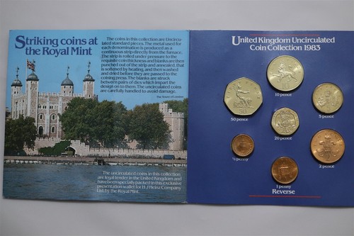 🧠🇬🇧 UK GB 1983 HEINZ ROYAL MINT COIN SET B75 #51 BX13