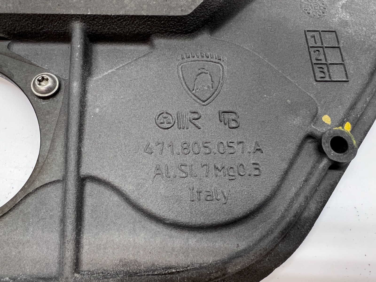 LAMBORGHINI AVENTADOR LP740 750 BRAKE PEDAL BOOSTER SUPPORT PANEL OEM 471805057A
