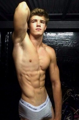 Shirtless Male Muscular Hunk Frat Jock In Briefs Flexing Arm Pit Photo X D Ebay