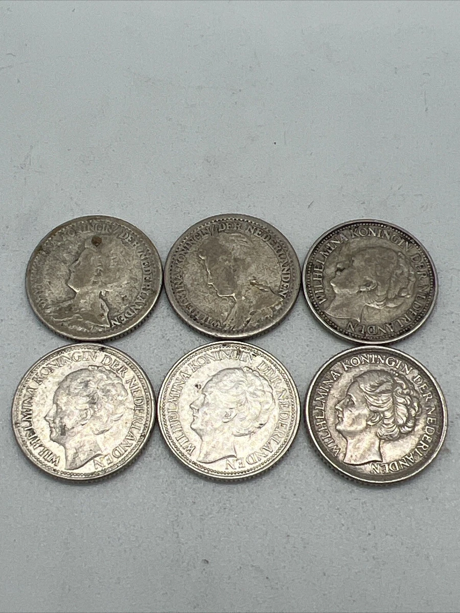 曾流通银色1928 年荷兰硬币| eBay