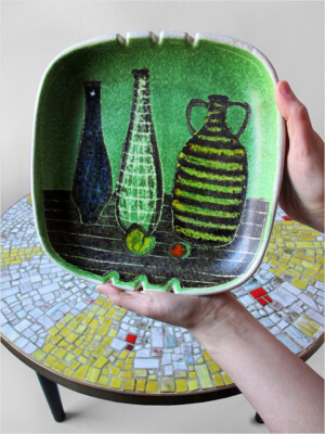 1960's ALVINO BAGNI DESIGN SIGNED RAYMOR ITALY MID-CENTURY ART