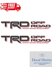 2 TRD Off Road Decals Stickers for Toyota Tacoma Tundra Pair Truck Bedside Vinyl