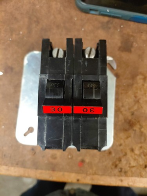 #ad Federal Pacific 2 Pole 30 Amp Breaker Type NA $23.38