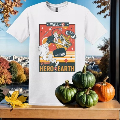 Disney Mickey And Cute Happy Wall E A New T-shirt  Men Women Unisex 2025 