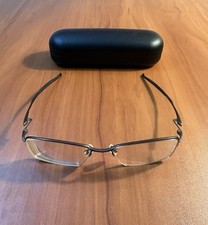 Oakley Lizard OX5113-0256 Pewter Titanium Eyeglasses Frames Men 56-18-135  Case