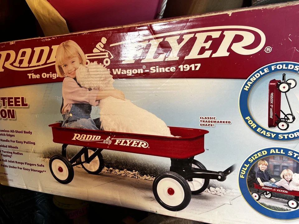🔥Nuevo Vagón Radio Flyer Vintage - Original en Caja | Coleccionable desde 1917 Foto 2 de 4