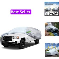 Full Car Cover Universal 6 Layers Outdoor Thicked All Weather Cover Sunshiel...
