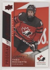 2020 Team Canada Juniors Program of Excellence Exclusives /165 Theo Rochette 4z8