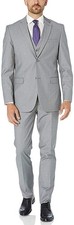 NEW Men's Suit Classic Fit 3-Piece Jacket, Vets, Trousers Vested Suit Set