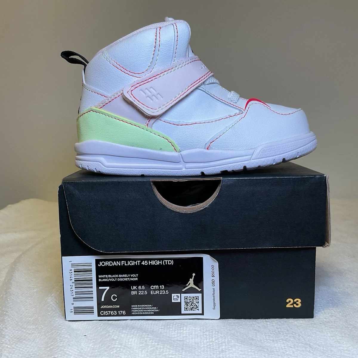 Men’s Air Jordan 7 AJ7 Retro GS “Mineral” White Purple Teal Athletic Gorge Green 1 main image 4