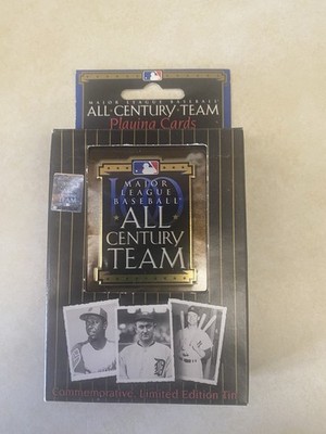 Sealed Major League Baseball All Century Team   Playing Cards