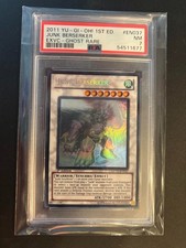 Yu Gi Oh Junk Berserker Ghost Rare Graded 7