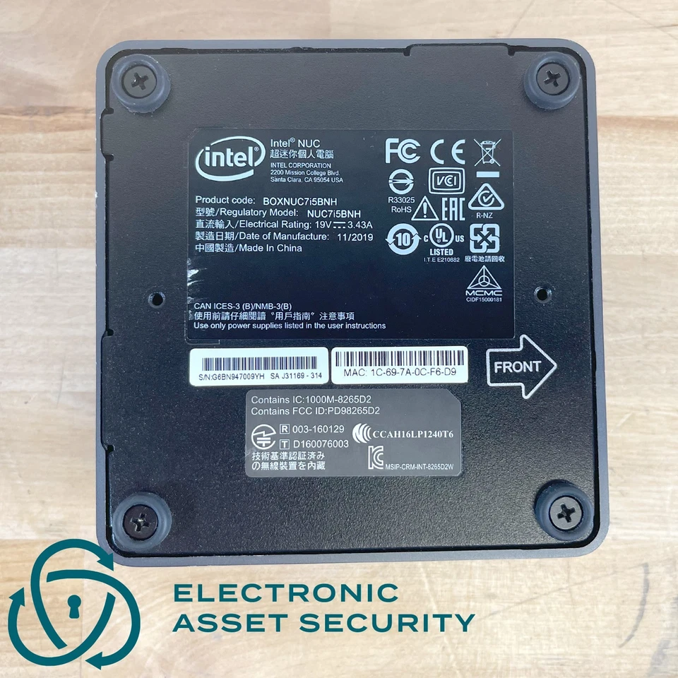 Intel Mini PC BOXNUC7i5BNH i5-7260U 2.20GHz 4GB RAM (No Drive) - Image 4 of 4