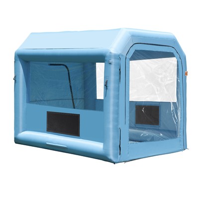 Inflatable Paint Booth 9.8x8.2x8.2 ft Inflatable Spray Booth 550W Blower