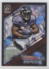 2023 Panini Donruss Optic Retro Series Ice Prizm 7/15 Willis McGahee #25 0ve9