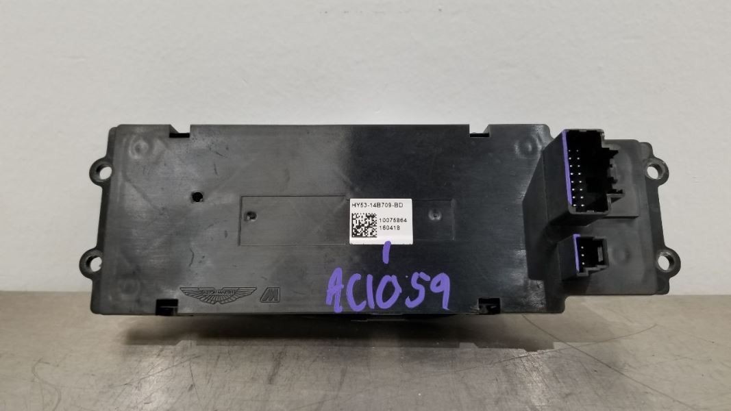 19 ASTON MARTIN VANTAGE SEAT ADJUST CONTROL SWITCH LEFT DRIVER HY5314B709BD