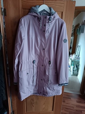 Damen Regen Jacke Gina 44, Leicht Gefüttert , Farbe zartes Lila, Frühjahr Herbst