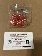 2017 Pokémon Pokemon Professor Program TCG Sealed 5 Dice Red