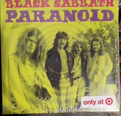 BLACK SABBATH PARANOID / IRON MAN TINY VINYL 4” TARGET EXCLUSIVE LIMITED SEALED