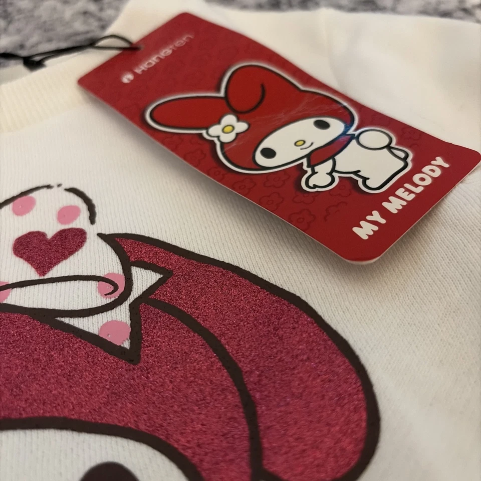 2016 Vestido Suéter Sanrio Girls Hello Kitty A Cuadros My Melody Talla 6/7 Nuevo Foto 3 de 4