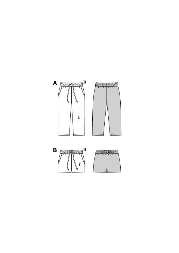 Schnittmuster Hose Burda Kids 9228 US 4-11 (Gr. 104-146) - Bild 2 von 4