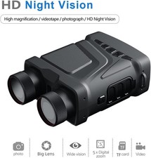 Infrarednight Night Vision Binoculars 5X Digital Zoom, 1080P Video 3 Inch TFT Sc