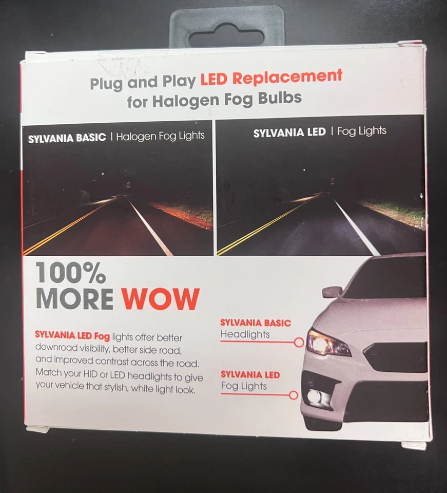 Sylvania 9145/9140 LED FOG Light BULBS, 2 PACK 9568 - Image 2 of 4