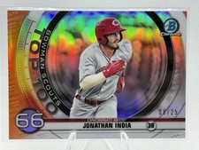 JONATHAN INDIA 2020 Bowman Chrome Scouts Top 100 Cincinnati Reds 08/25 CLEAN!