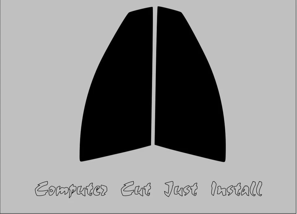 Fits 95-03 GMC Sonoma Single Cab Precut Tint Kit - Solid Rear Window Foto 2 de 4