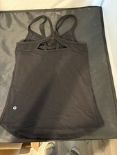 Lululemon Women's Size 6 Black Tank Top