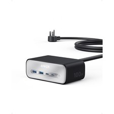 Anker Nano Charging Station100W Max, 7in1 USB C Power Strip for iPhone 16/15/14