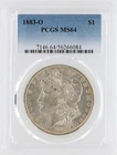 1883-O Morgan Silver Dollar PCGS MS64 S$1 New Orleans Minted No Reserve