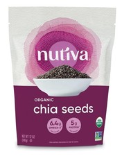 Organic Chia Seeds, Black, 12 Ounce - Healthy Superfood for Nutrition