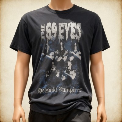 Helsinki Vam pires The 69 Eyes Band Shirt Classic Black Unisex S-5XL