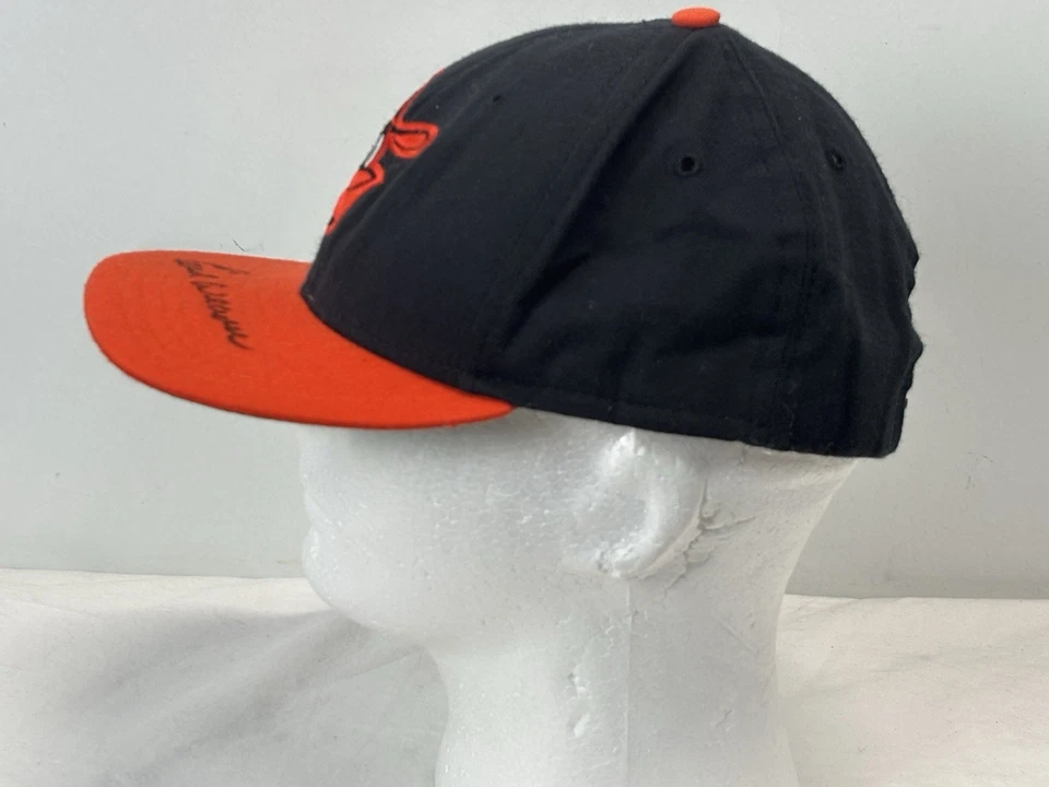 Vtg New Era Baltimore Orioles Baseball Hat SnapBack Earl Weaver Signed M/L USA - Image 3 of 4
