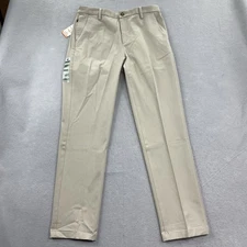 Dockers Pants Mens 32x34 Beige Workday Khaki Straight Fit Smart Flex Preppy
