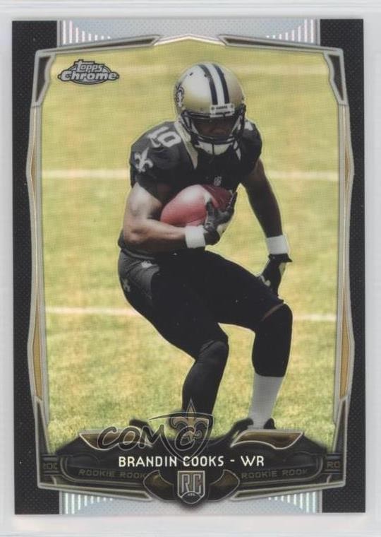 2014 Topps Chrome Black Refractor 12/299 Brandin Cooks #149 Rookie RC 0r4