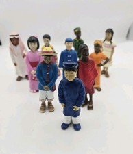 Lakeshore Kids Around the World Block Play People Multicultural Figurine Set
