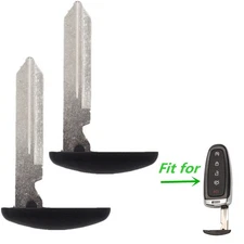 2Pcs Uncut For Ford Edge Lincoln Smart Remote Emergency Insert Key Blade Blank