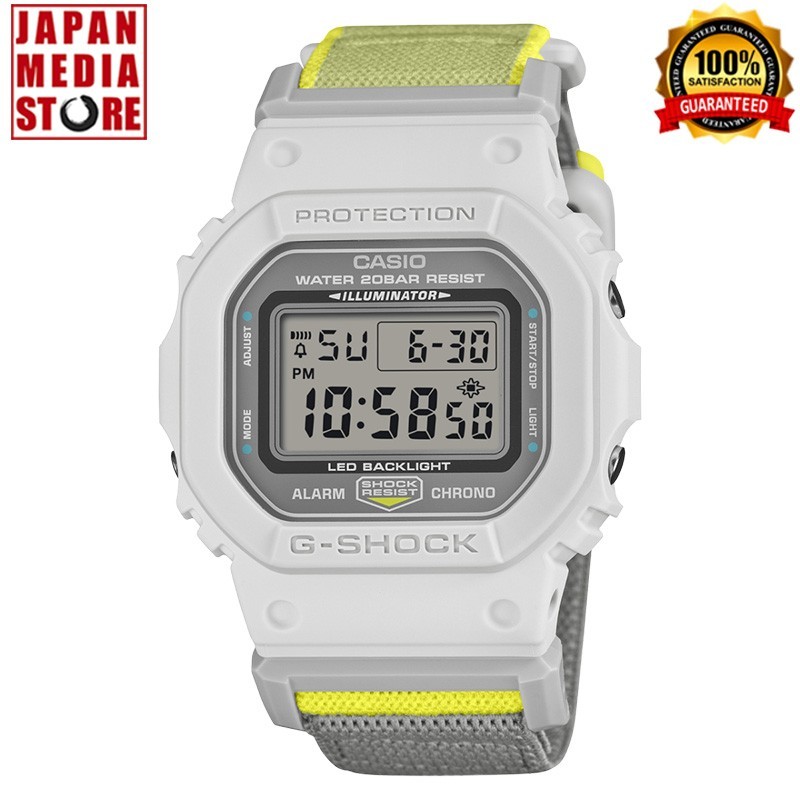 Casio G-SHOCK DW-5600MNC-7A8JF G-SQUAD Cloth Band Bluetooth