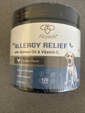Allergy Relief With Salmon Oil  Vitamin C Chicken Flavor For Dog
