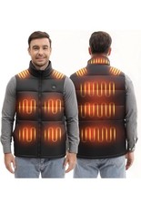 Heated Vest for Men With 7.4V 16000mAh Battery Pack Included, Lightweight  L 