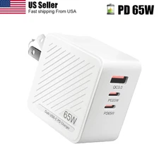 Lot 65W USB-C Type C Fast Charger Power Adapter Block Charger Universal Mini